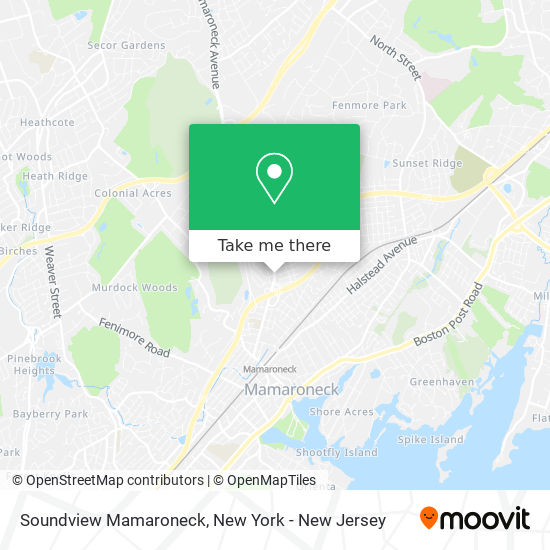 Soundview Mamaroneck map