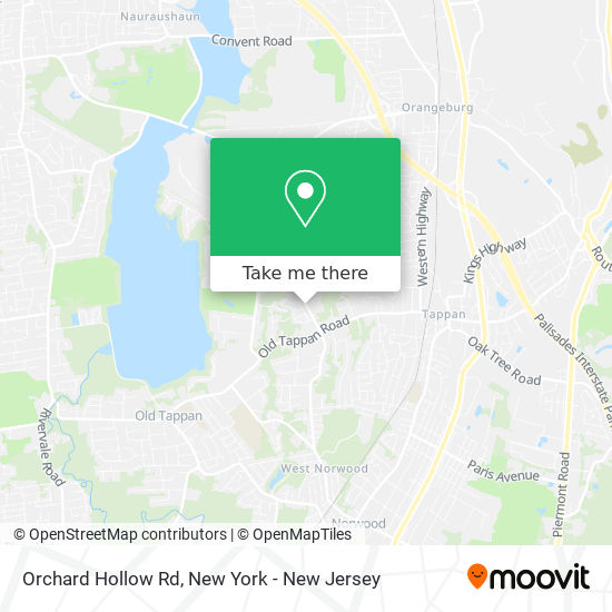 Orchard Hollow Rd map