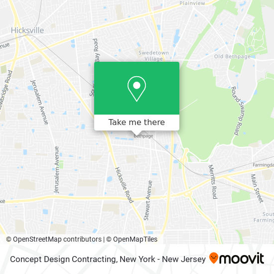 Concept Design Contracting map