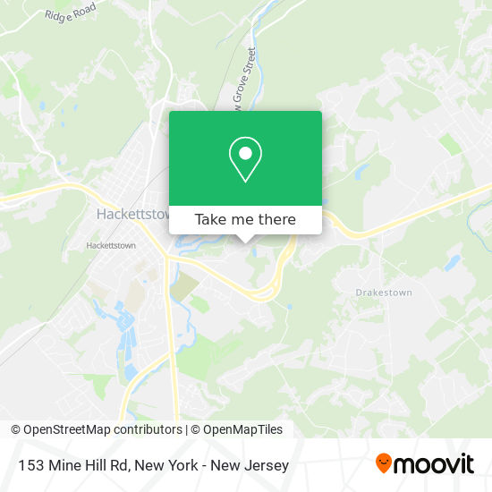 Mapa de 153 Mine Hill Rd