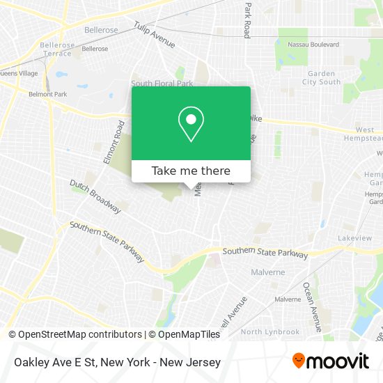 Mapa de Oakley Ave E St