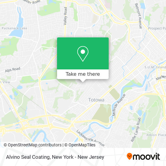 Alvino Seal Coating map