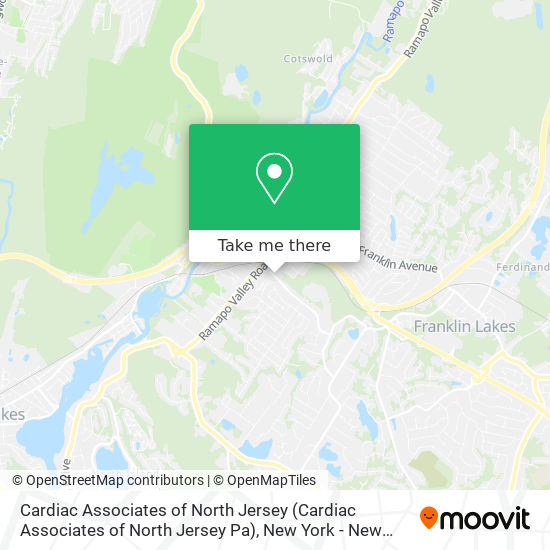 Mapa de Cardiac Associates of North Jersey