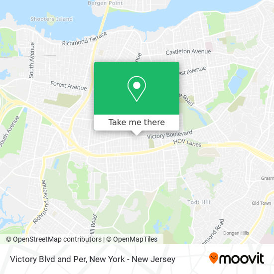 Victory Blvd and Per map