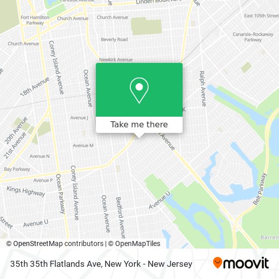 Mapa de 35th 35th Flatlands Ave