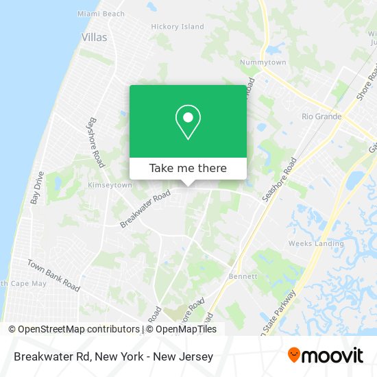 Breakwater Rd map