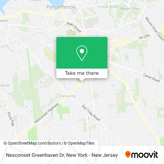 Mapa de Nesconset Greenhaven Dr