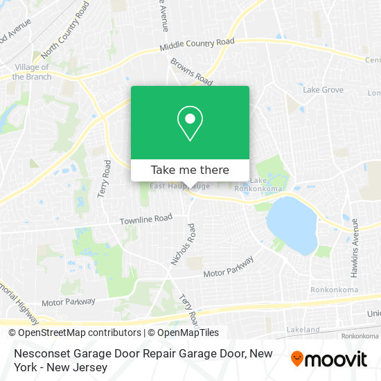 Mapa de Nesconset Garage Door Repair Garage Door