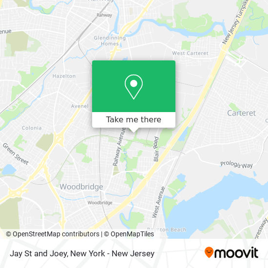 Jay St and Joey map