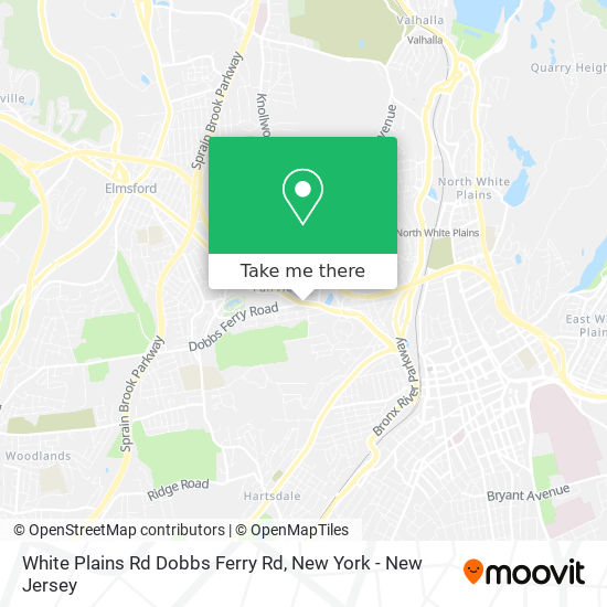 White Plains Rd Dobbs Ferry Rd map