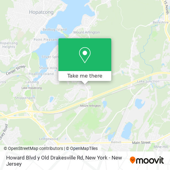 Mapa de Howard Blvd y Old Drakesville Rd