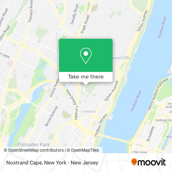 Nostrand Cape map