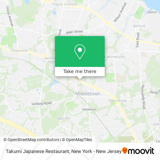 Mapa de Takumi Japanese Restaurant