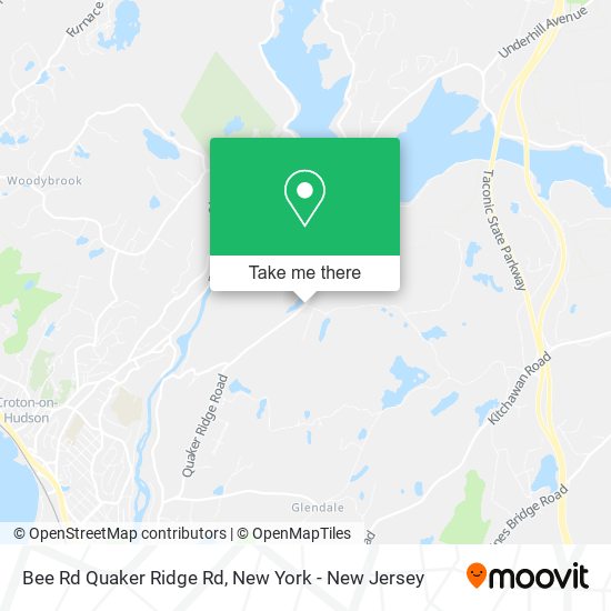 Mapa de Bee Rd Quaker Ridge Rd