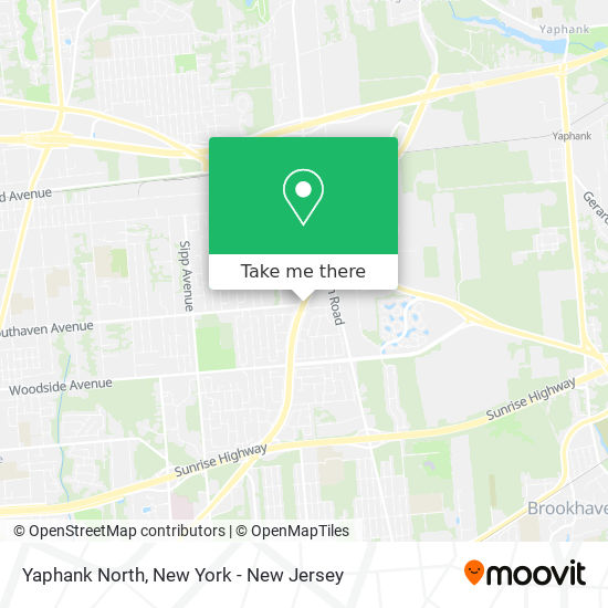 Yaphank North map