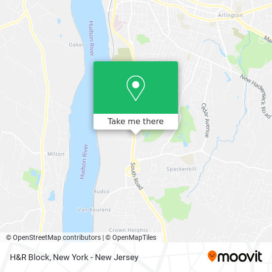 H&R Block map