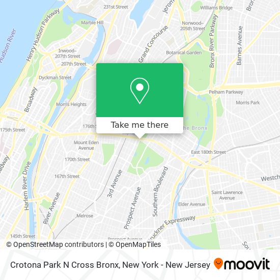 Mapa de Crotona Park N Cross Bronx