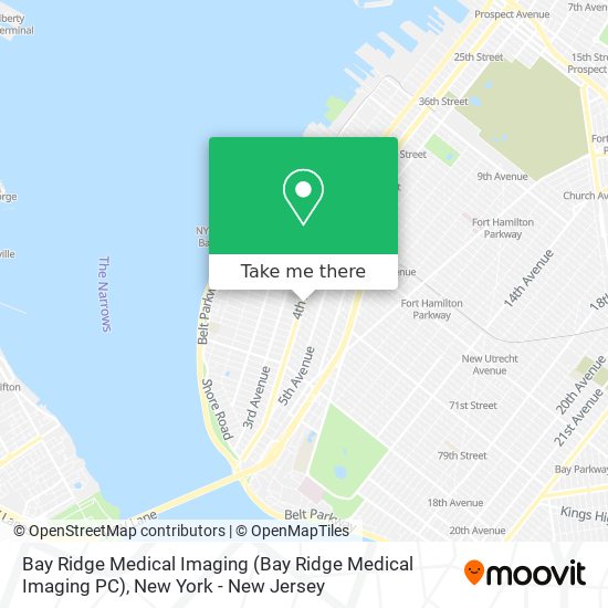 Mapa de Bay Ridge Medical Imaging