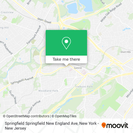 Springfield Springfield New England Ave map