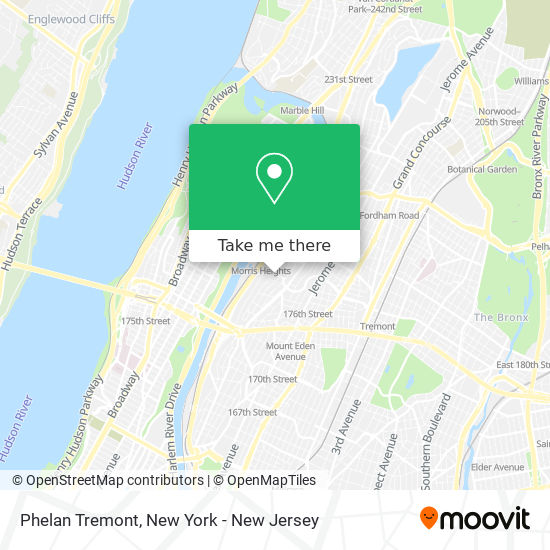 Phelan Tremont map