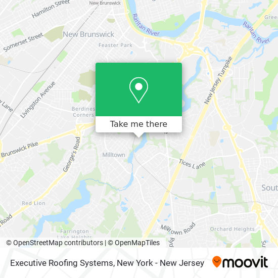 Executive Roofing Systems map