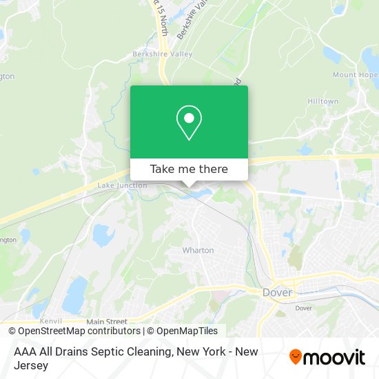 AAA All Drains Septic Cleaning map