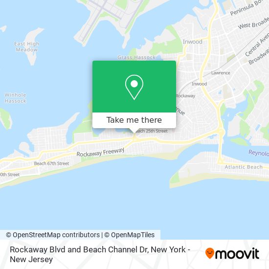 Mapa de Rockaway Blvd and Beach Channel Dr