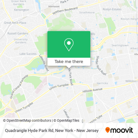 Mapa de Quadrangle Hyde Park Rd