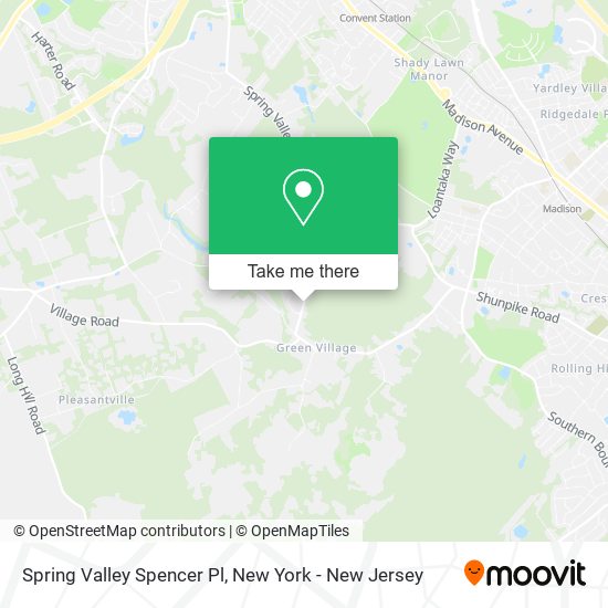 Mapa de Spring Valley Spencer Pl