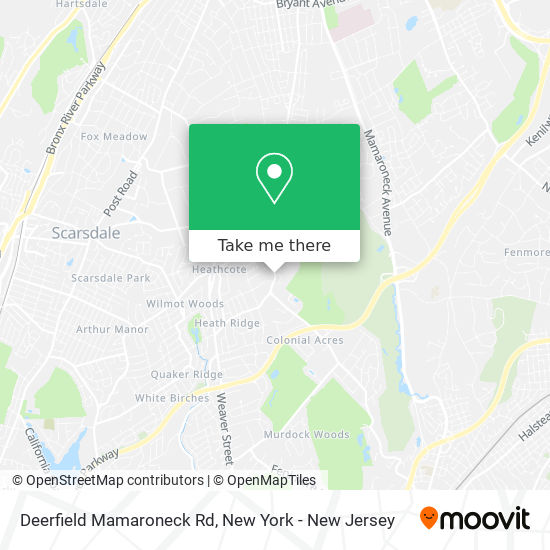 Mapa de Deerfield Mamaroneck Rd
