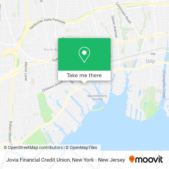 Jovia Financial Credit Union map
