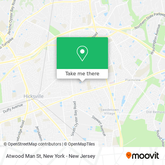 Mapa de Atwood Man St