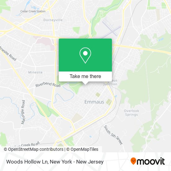 Mapa de Woods Hollow Ln