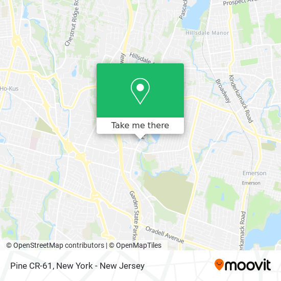 Pine CR-61 map