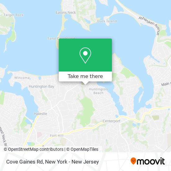 Mapa de Cove Gaines Rd