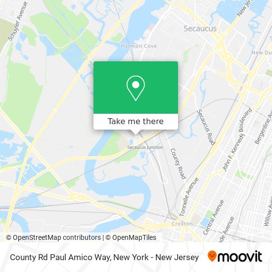 Mapa de County Rd Paul Amico Way