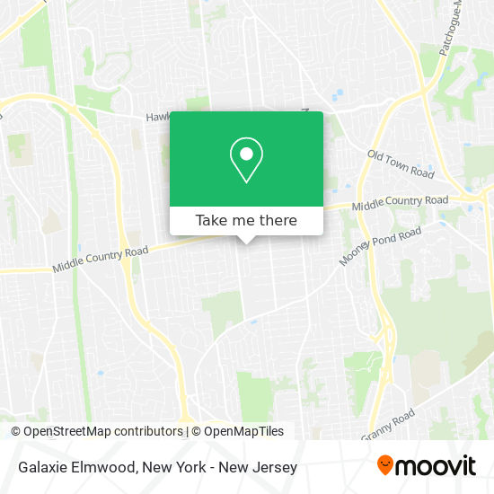 Galaxie Elmwood map