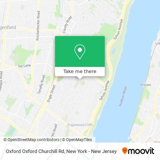 Mapa de Oxford Oxford Churchill Rd