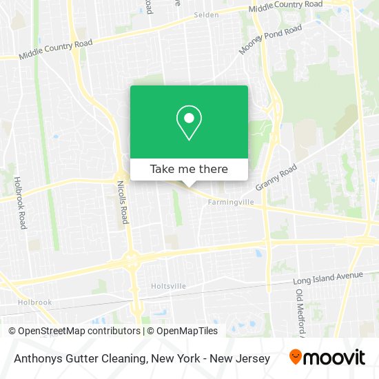 Anthonys Gutter Cleaning map