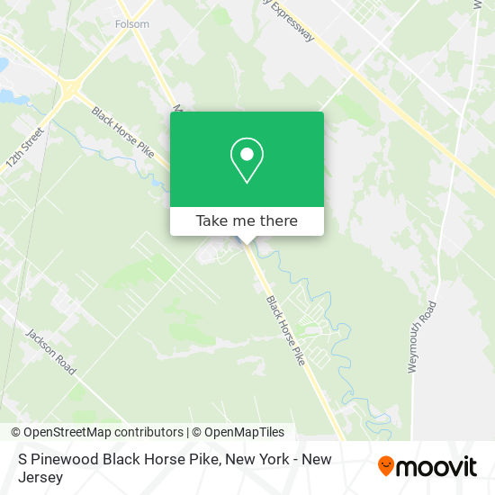 Mapa de S Pinewood Black Horse Pike