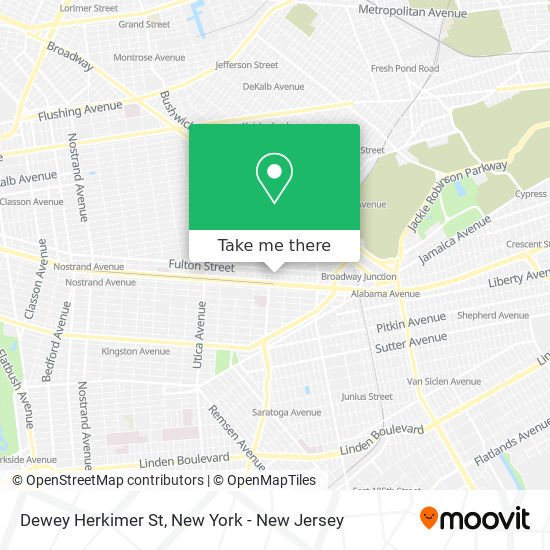 Mapa de Dewey Herkimer St