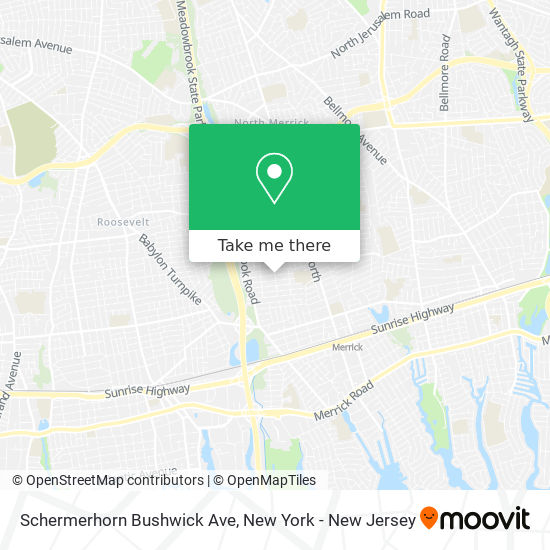 Schermerhorn Bushwick Ave map