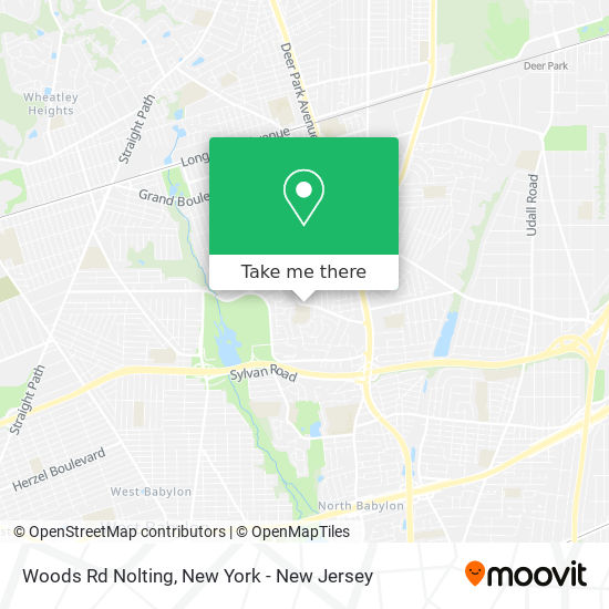 Woods Rd Nolting map