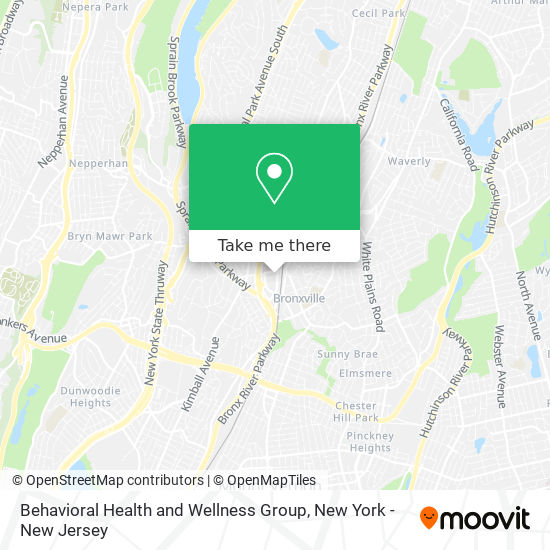 Behavioral Health and Wellness Group map