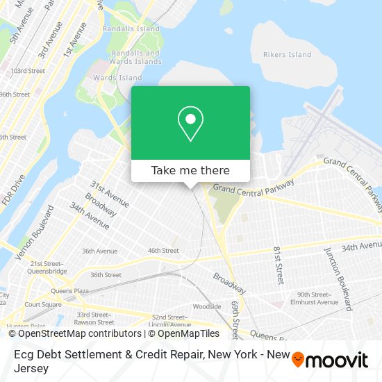 Mapa de Ecg Debt Settlement & Credit Repair