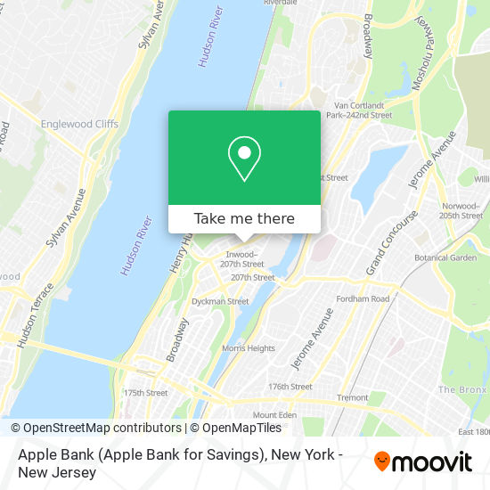 Mapa de Apple Bank (Apple Bank for Savings)