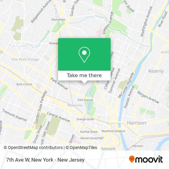 Mapa de 7th Ave W