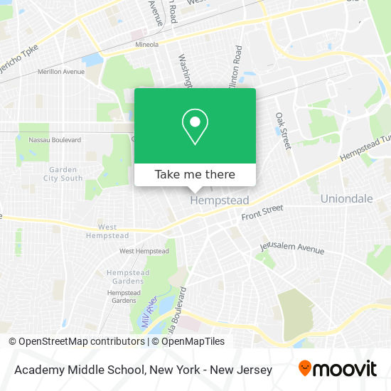 Academy Middle School map