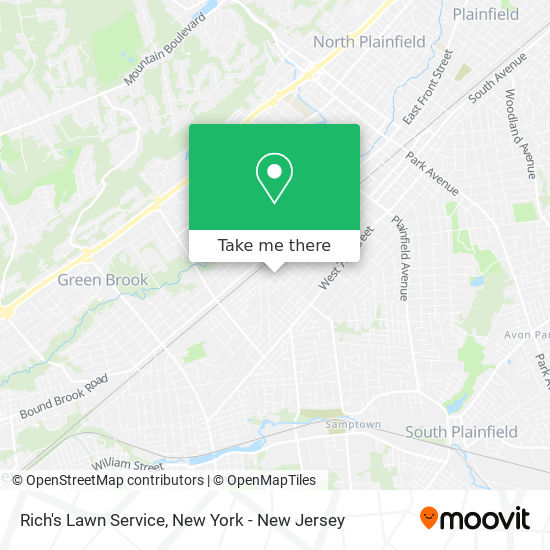 Rich's Lawn Service map