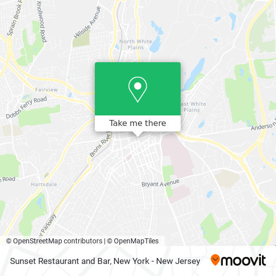 Sunset Restaurant and Bar map